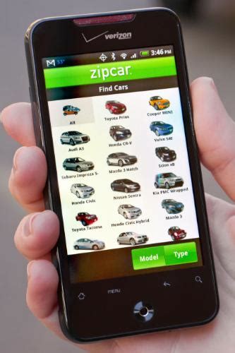 zipcar car reservations